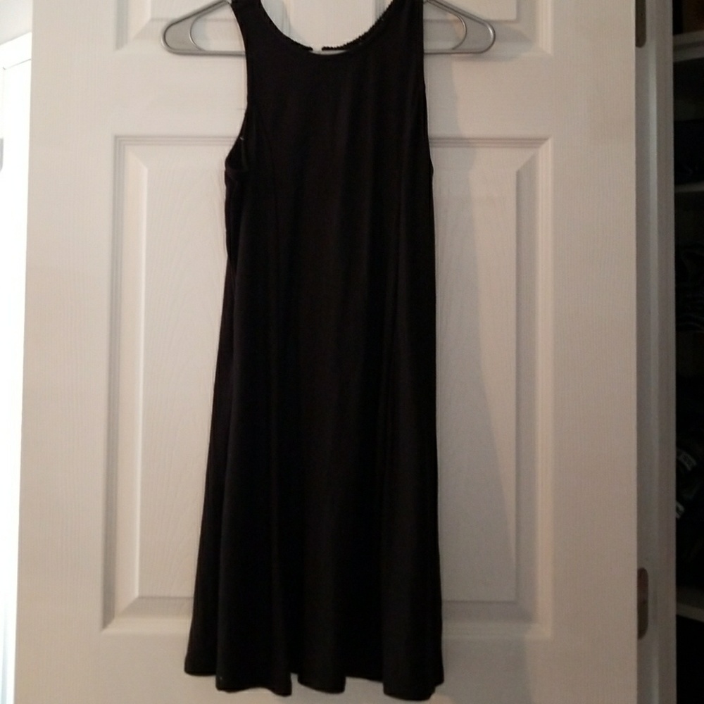 Black cotton dress